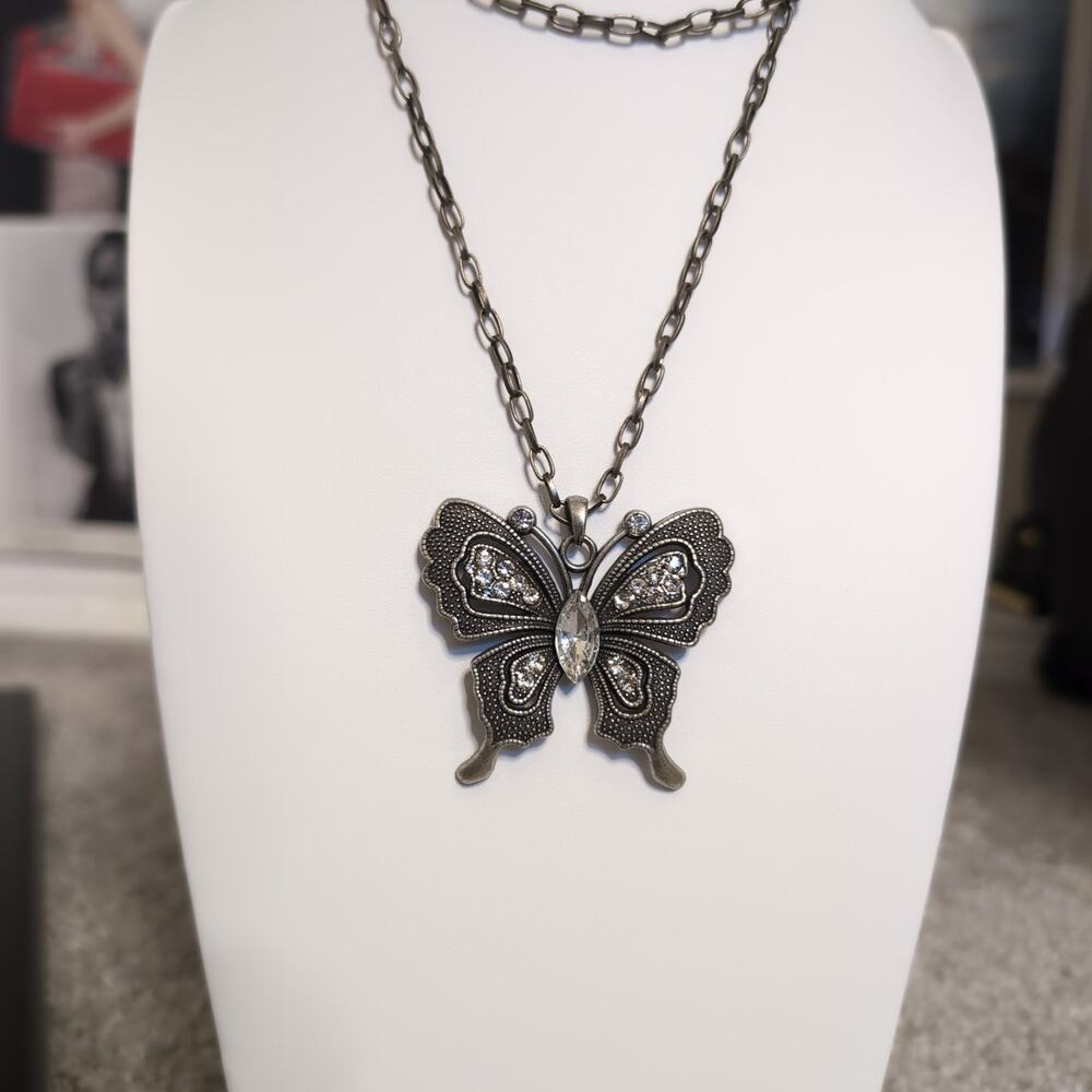 Butterfly Pendant Necklace